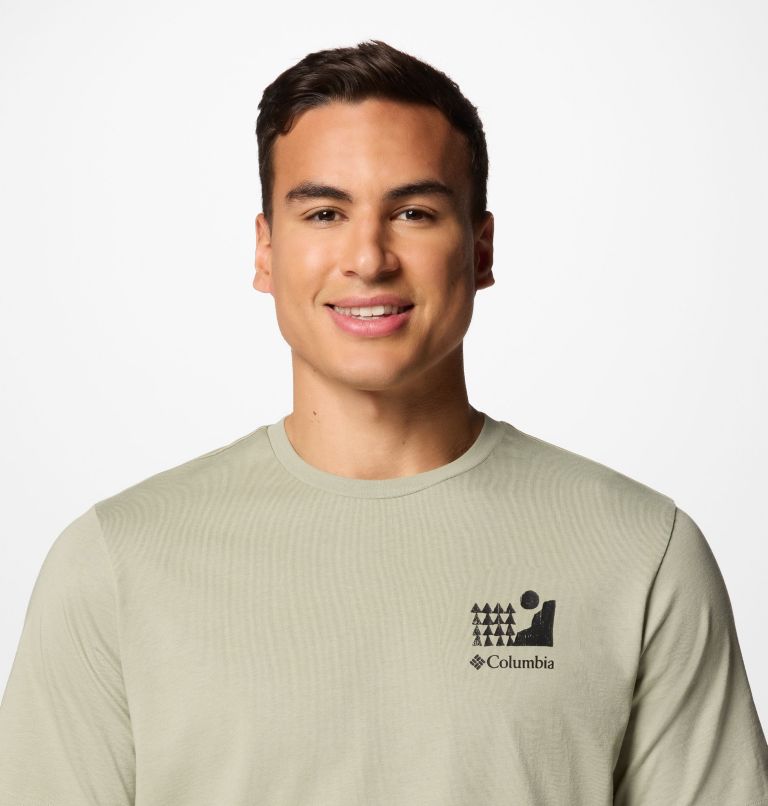 Men's Explorers Canyon Back Graphic T-Shirt, Color: Safari, Explore Outdoors, image 4