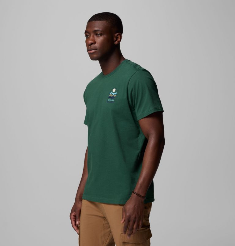Explorers Canyon Back SS Tee, Color: Rain Forest, Get Hiked, image 4