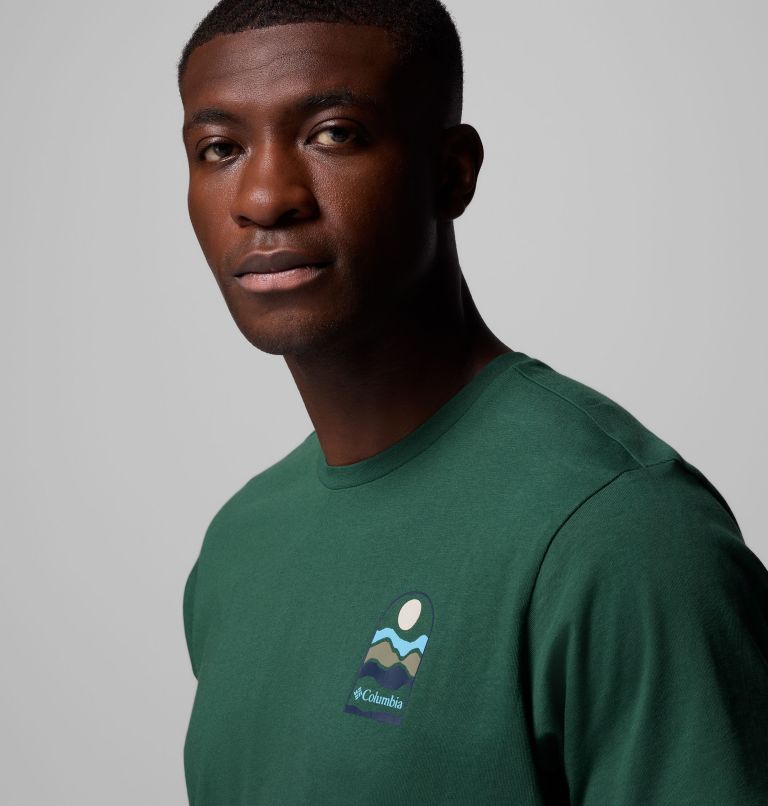 Explorers Canyon Back SS Tee, Color: Rain Forest, Get Hiked, image 5
