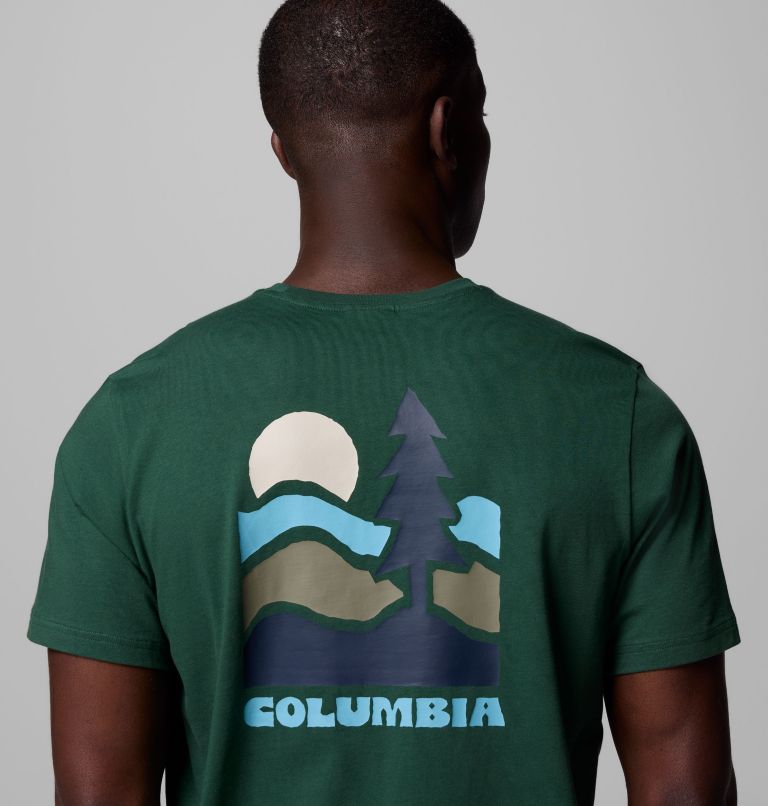 Explorers Canyon Back SS Tee, Color: Rain Forest, Get Hiked, image 6