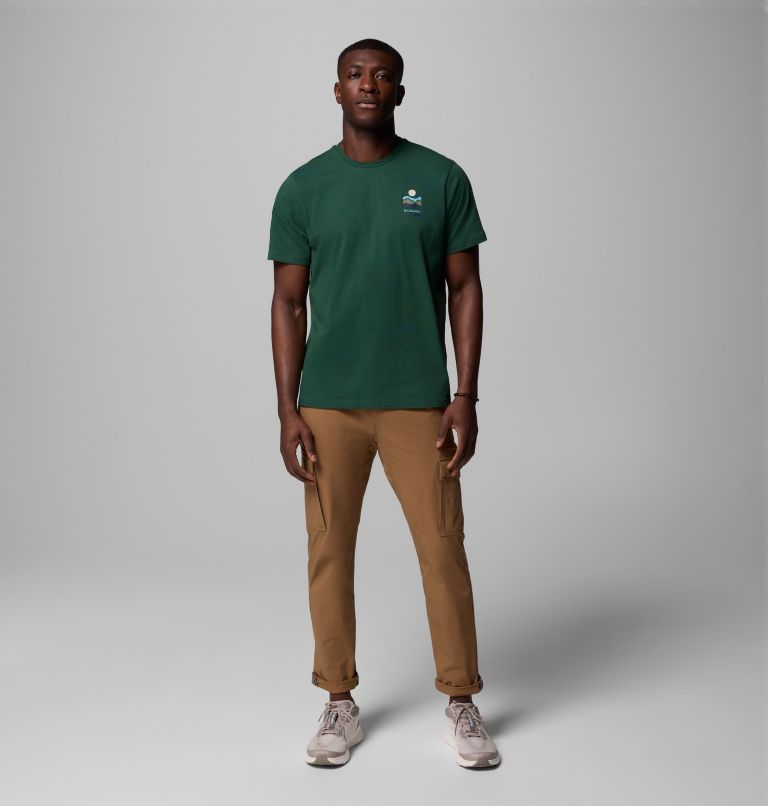 Explorers Canyon Back SS Tee, Color: Rain Forest, Get Hiked, image 2
