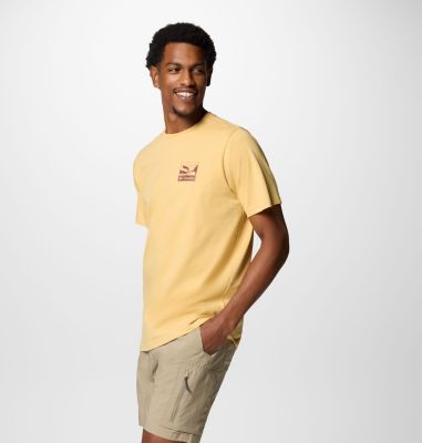 Men's Explorers Canyon Back Graphic T-Shirt, Color: Sand Dune, Trailscape, image 19