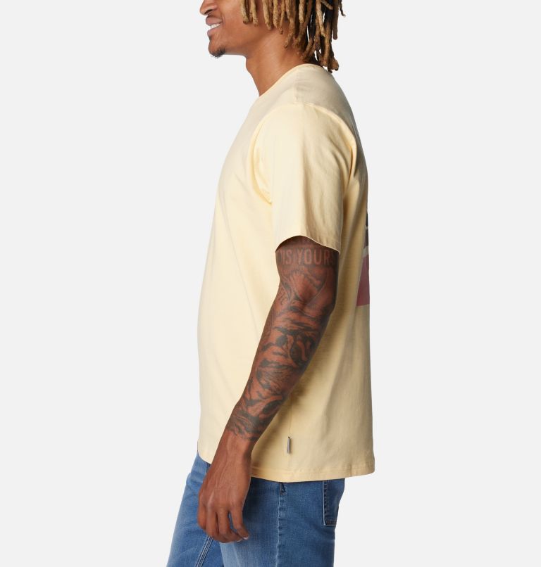 Men's Explorers Canyon Back Graphic T-Shirt, Color: Sunkissed, Heritage Hills, image 3