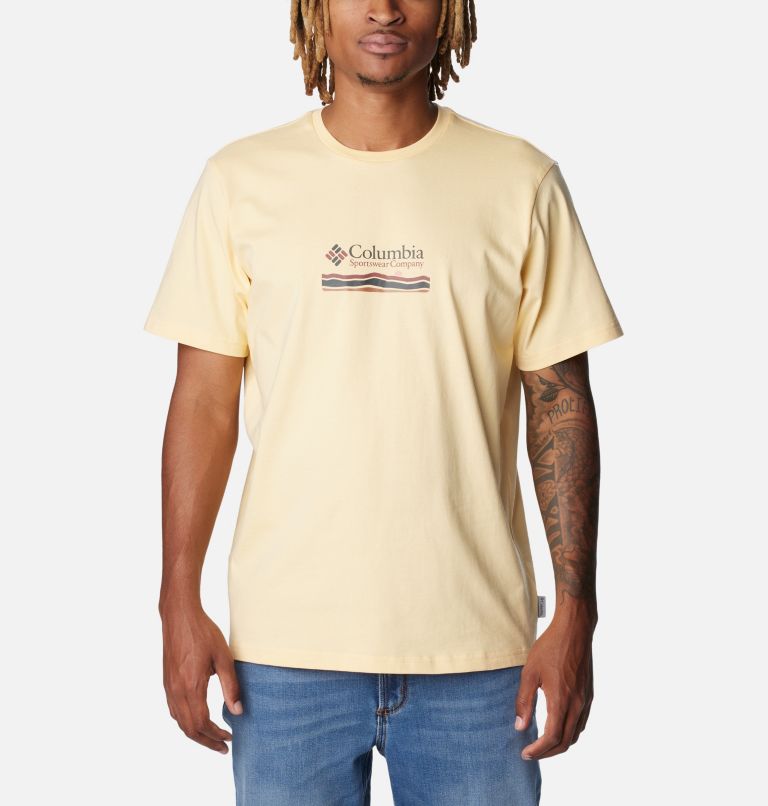 Men's Explorers Canyon Back Graphic T-Shirt, Color: Sunkissed, Heritage Hills, image 2