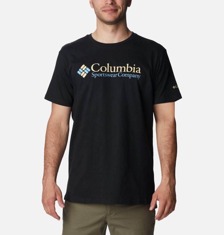 Camiseta estampada Deschutes Valley para hombre, Color: Black, CSC Retro Logo Graphic, image 1