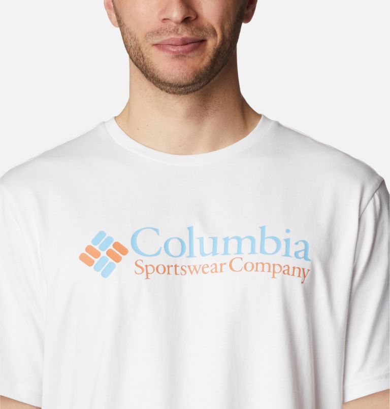 Camiseta estampada Deschutes Valley para hombre, Color: White, CSC Retro Logo Graphic, image 4
