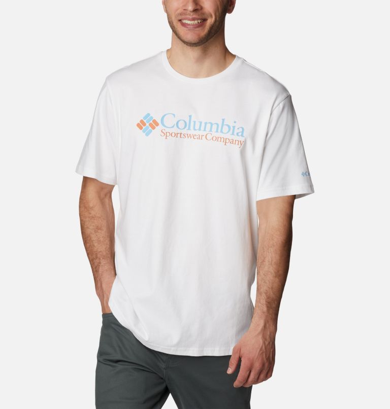 Camiseta estampada Deschutes Valley para hombre, Color: White, CSC Retro Logo Graphic, image 5