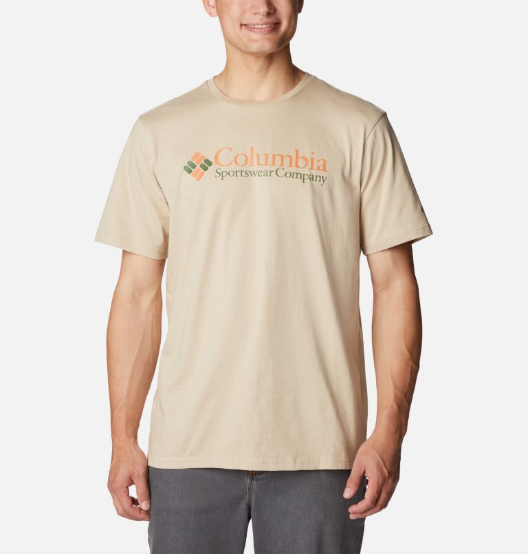 Men's Deschutes Valley Graphic T-Shirt, Color: Ancient Fossil, CSC Retro Logo Graphic, image 1