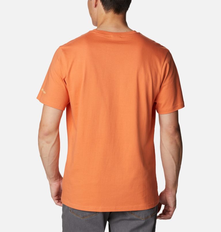Men's Deschutes Valley Graphic T-Shirt, Color: Desert Orange, CSC Retro Logo Graphic, image 2
