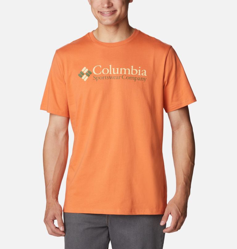 Thumbnail: Men's Deschutes Valley Graphic T-Shirt, Color: Desert Orange, CSC Retro Logo Graphic, image 1