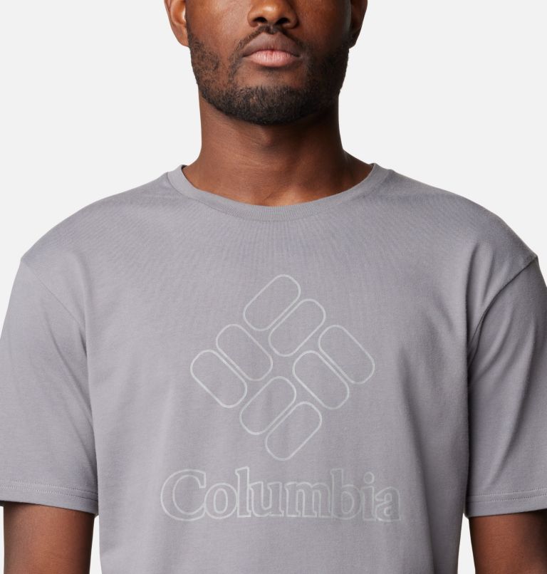 Pacific Crossing II Graphic SS Tee, Color: City Grey, CSC Stacked Outlined Reflecti, image 4