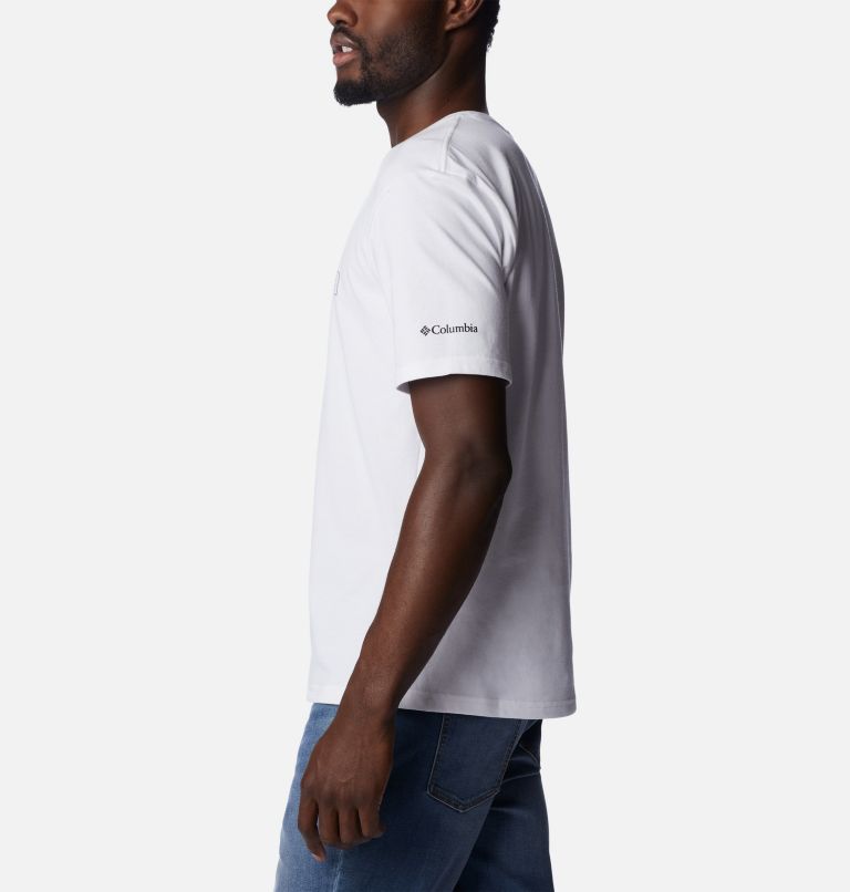 Men's Pacific Crossing II Graphic T-Shirt, Color: White, CSC Outlined Graphic, image 3