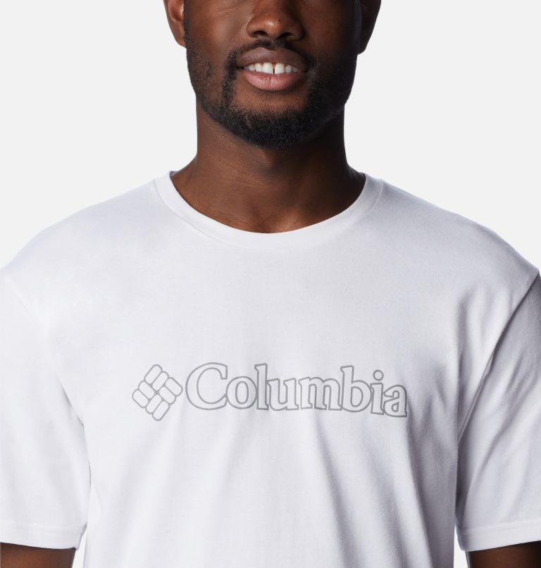 Men's Pacific Crossing II Graphic T-Shirt, Color: White, CSC Outlined Graphic, image 4