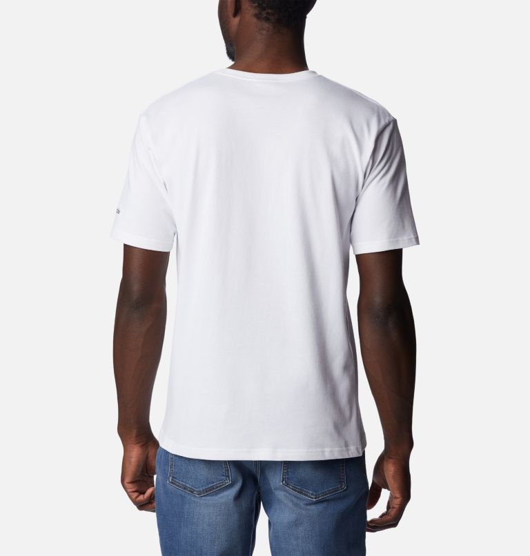Men's Pacific Crossing II Graphic T-Shirt, Color: White, CSC Outlined Graphic, image 2