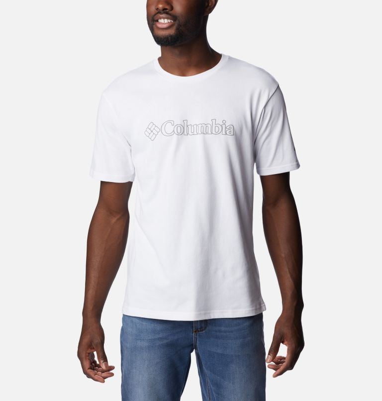 Thumbnail: Camiseta estampada Pacific Crossing II para hombre, Color: White, CSC Outlined Graphic, image 1