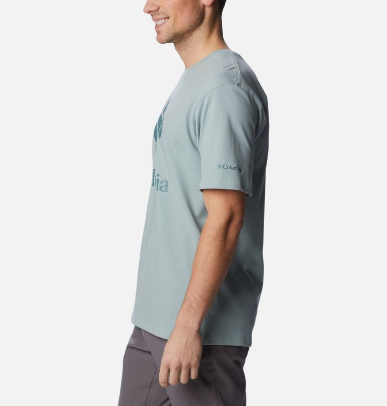 Camiseta estampada Pacific Crossing II para hombre, Color: Niagara, CSC Stacked Logo Graphic, image 3