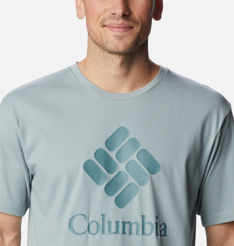 Thumbnail: Camiseta estampada Pacific Crossing II para hombre, Color: Niagara, CSC Stacked Logo Graphic, image 4