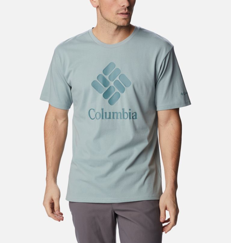 Thumbnail: Camiseta estampada Pacific Crossing II para hombre, Color: Niagara, CSC Stacked Logo Graphic, image 5