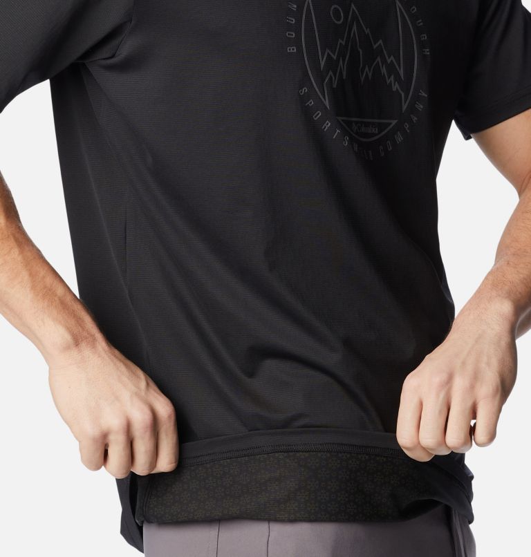Camiseta técnica Ice Lake para hombre, Color: Black, Boundless HD Graphic, image 5