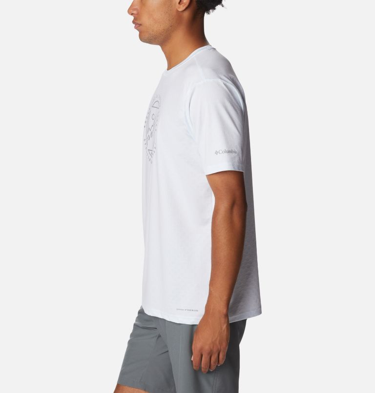 M Ice Lake SS Tee | 100 | S, Color: White, Boundless HD Graphic, image 3