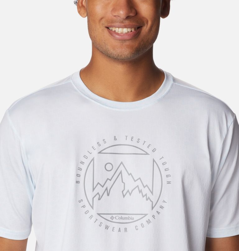M Ice Lake SS Tee | 100 | S, Color: White, Boundless HD Graphic, image 4