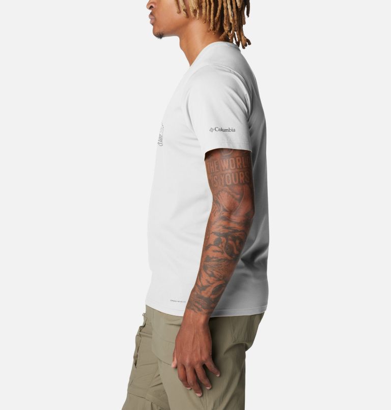 T-shirt Technique Legend Trail Homme, Color: White, PDX Cityscape, image 3