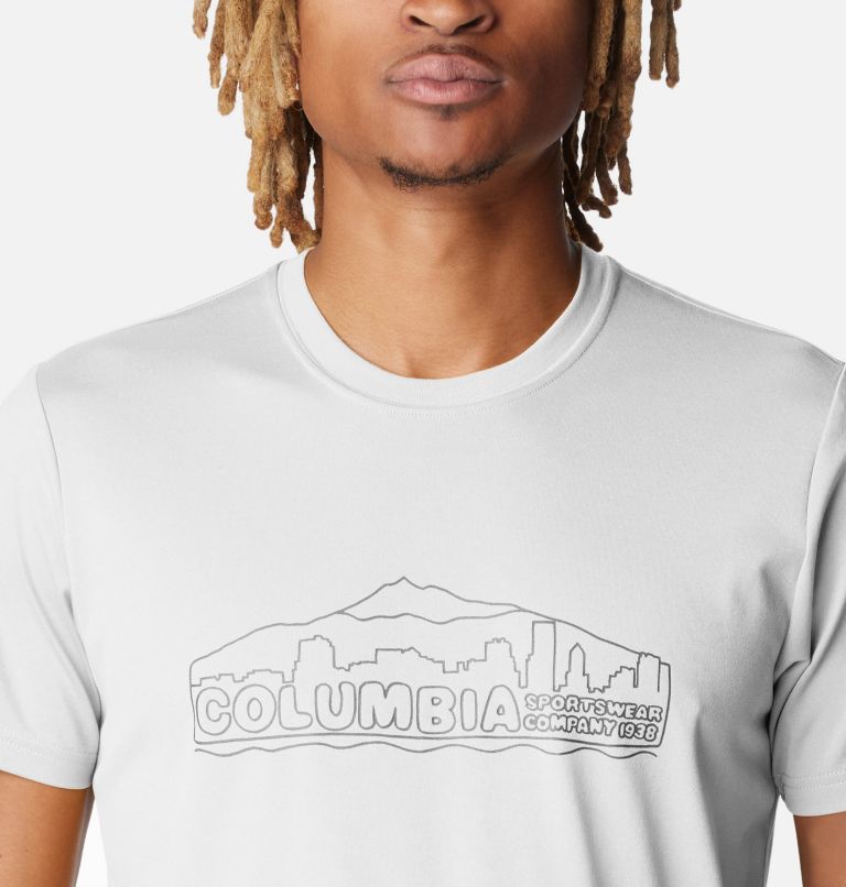 T-shirt Technique Legend Trail Homme, Color: White, PDX Cityscape, image 4