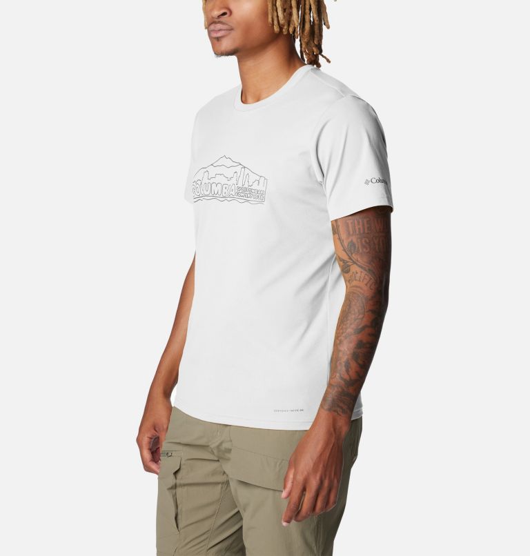 T-shirt Technique Legend Trail Homme, Color: White, PDX Cityscape, image 5