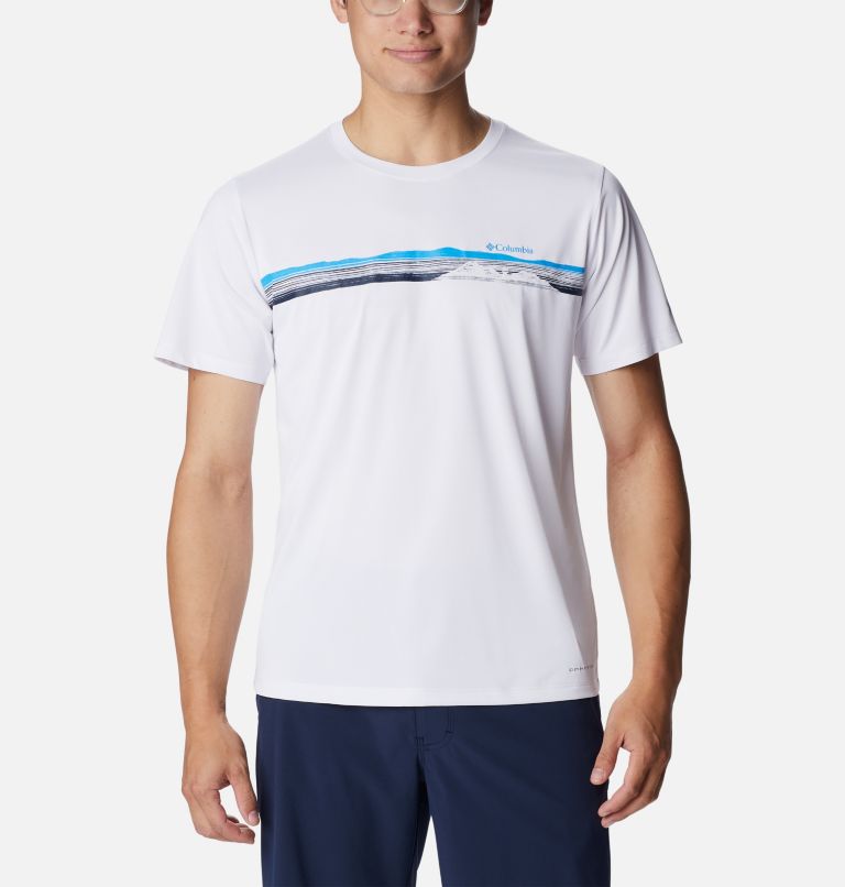 Columbia Hike Graphic SS Tee | 100 | M, Color: White, Streamlined Graphic, image 1