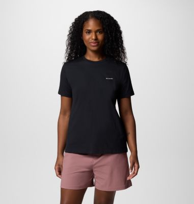 Women's Boundless Beauty Graphic T-Shirt, Color: Black, Linear View, image 2