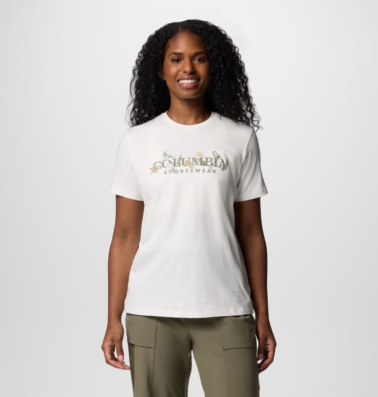 Camiseta estampada Boundless Beauty para mujer, Color: Sea Salt, Outback Critters, image 1