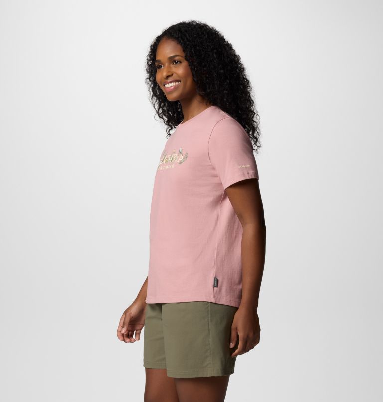 Women's Boundless Beauty Graphic T-Shirt, Color: Eraser Pink, Outback Critters, image 3