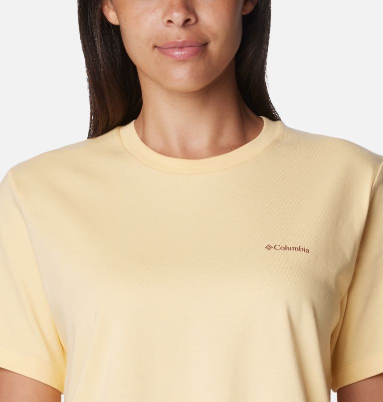 Women's Boundless Beauty Graphic T-Shirt, Color: Sunkissed, Simple Gorge, image 4