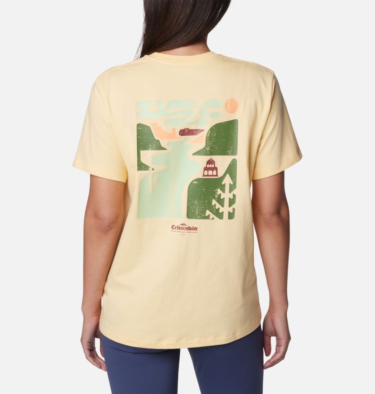 Women's Boundless Beauty Graphic T-Shirt, Color: Sunkissed, Simple Gorge, image 1