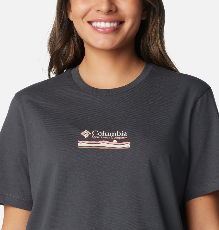 Women's Boundless Beauty T-Shirt, Color: Shark, Heritage, image 4