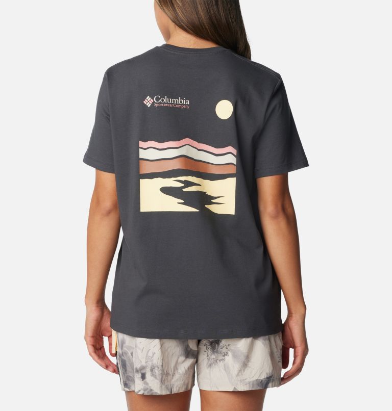 Women's Boundless Beauty T-Shirt, Color: Shark, Heritage, image 1