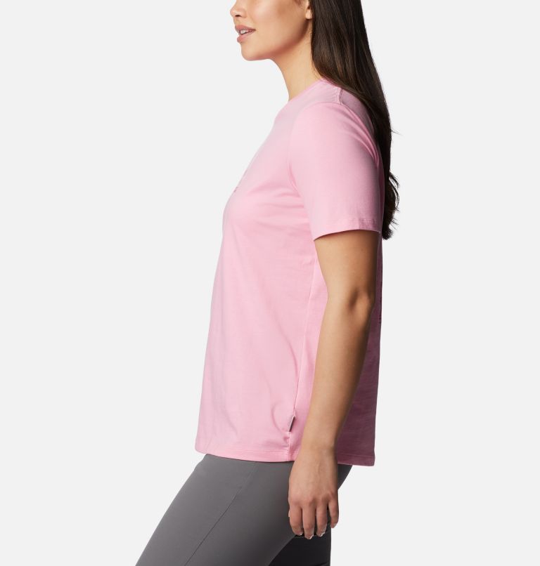 Boundless Beauty SS Tee | 679 | M, Color: Wild Rose, Bordered Beauty Graphic, image 3