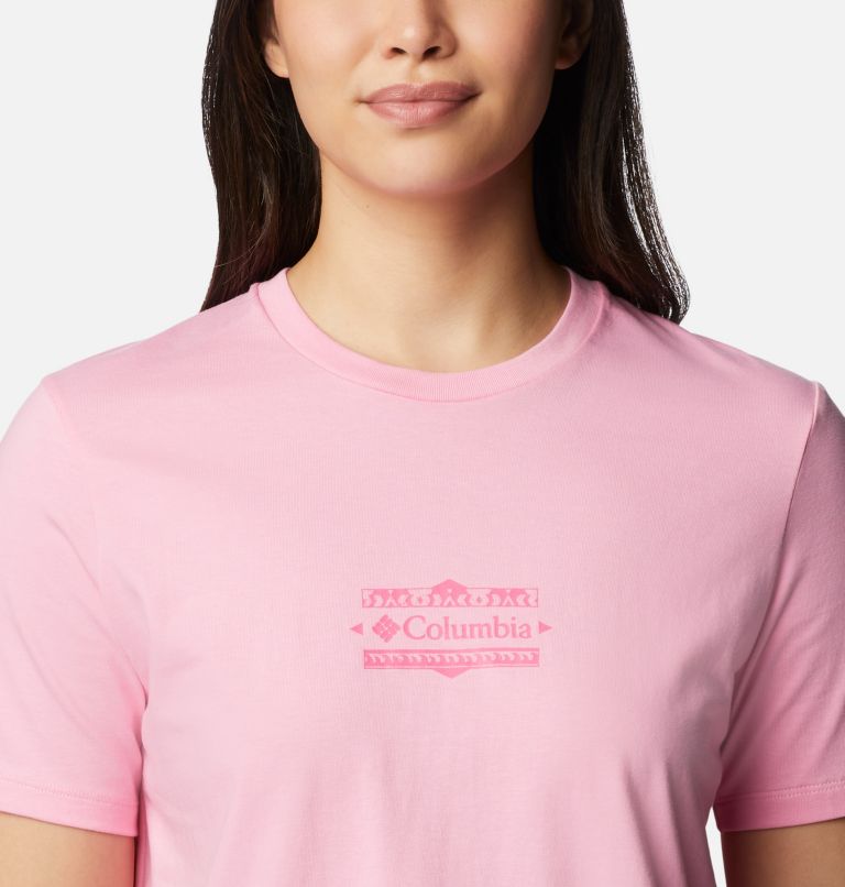 Boundless Beauty SS Tee | 679 | M, Color: Wild Rose, Bordered Beauty Graphic, image 4