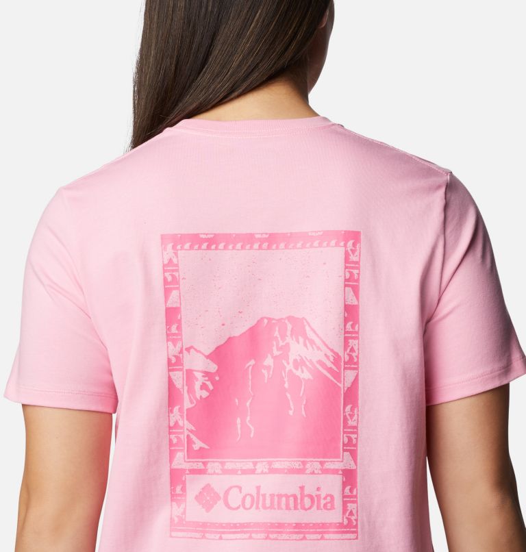 Boundless Beauty SS Tee | 679 | M, Color: Wild Rose, Bordered Beauty Graphic, image 5