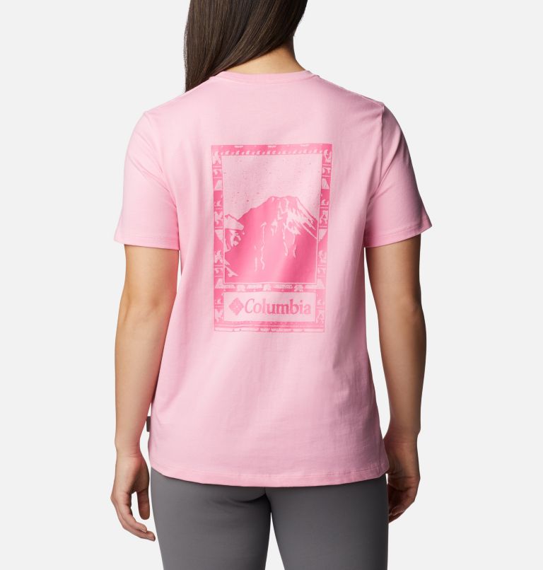 Boundless Beauty SS Tee | 679 | M, Color: Wild Rose, Bordered Beauty Graphic, image 2