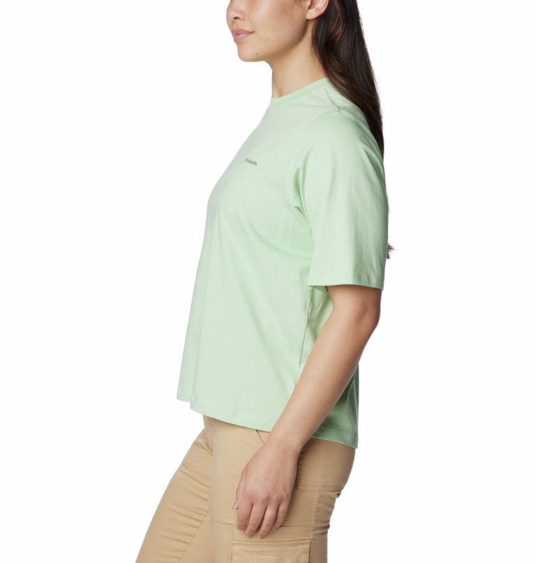 Women's North Cascades Graphic T-Shirt, Color: Sage Leaf, Simple Gorge, image 3