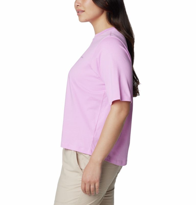 Women's North Cascades Graphic T-Shirt, Color: Cosmos, Simple Gorge, image 3