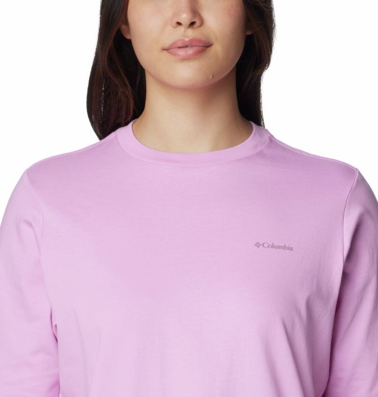 Women's North Cascades Graphic T-Shirt, Color: Cosmos, Simple Gorge, image 4
