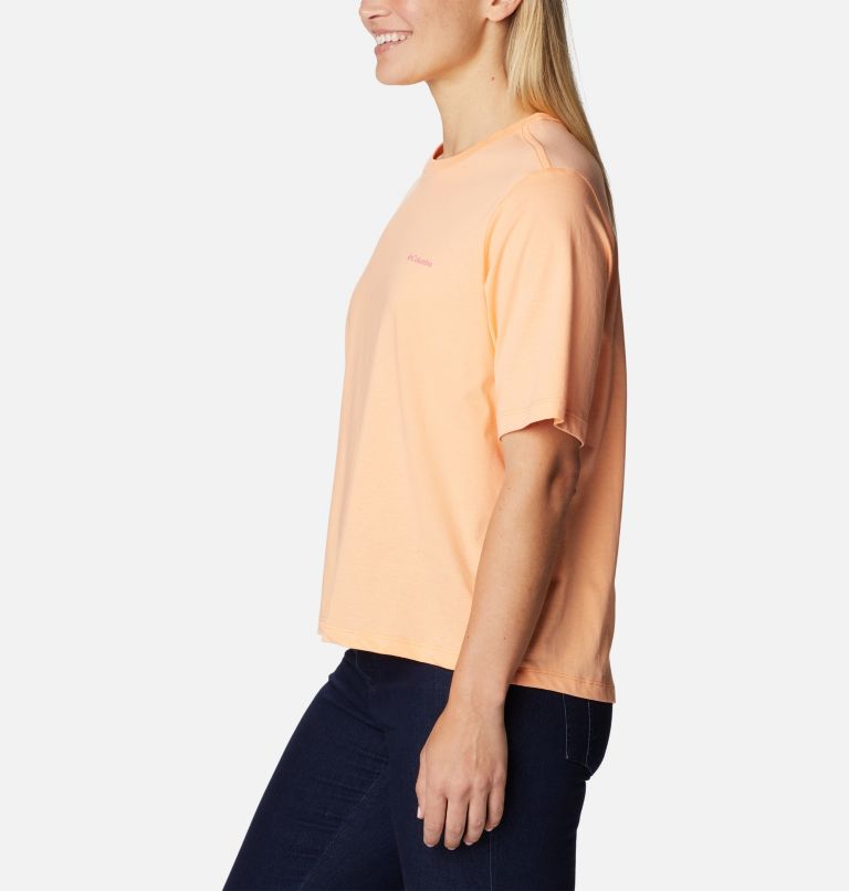 Camiseta estampada North Cascades para mujer, Color: Peach, Hike NP Graphic, image 3