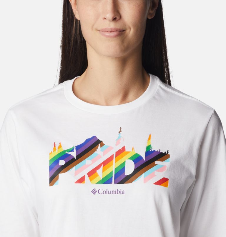 Women's Wild Places T-Shirt, Color: White, Outdoorsy Pride, image 4