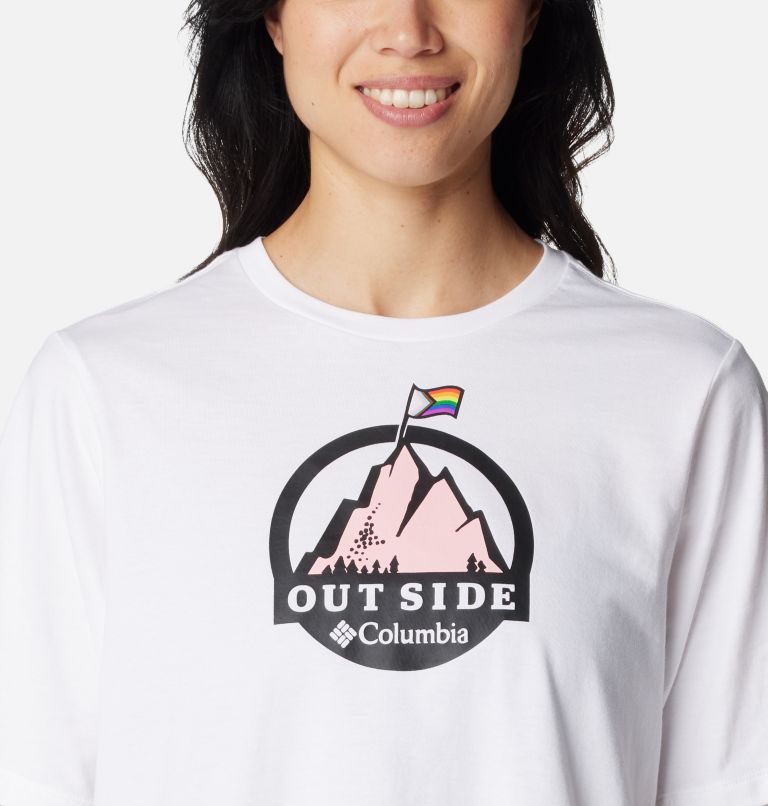 Women's Wild Places T-Shirt, Color: White, S24 Pride, image 4