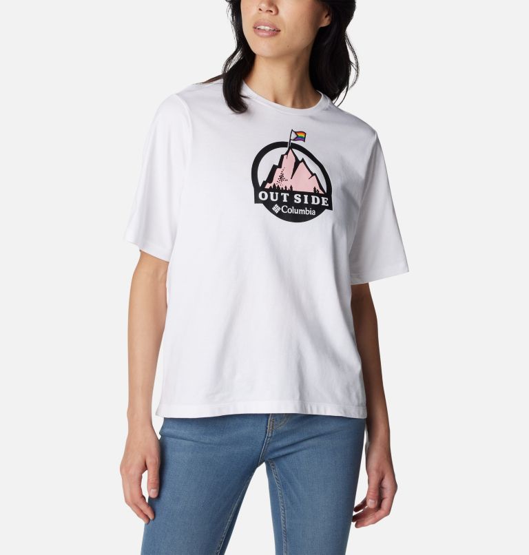 Women's Wild Places T-Shirt, Color: White, S24 Pride, image 5