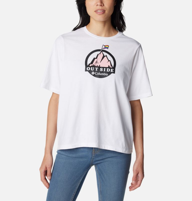 Women's Wild Places T-Shirt, Color: White, S24 Pride, image 1