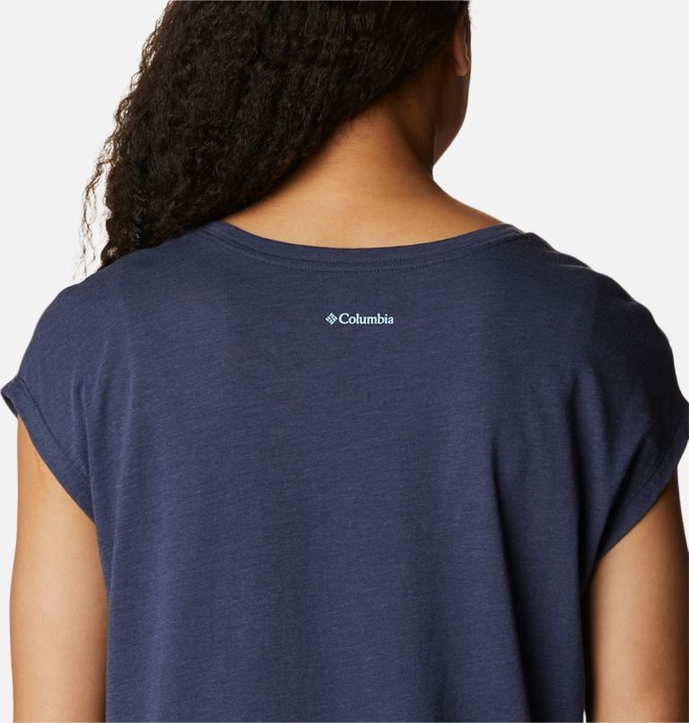 Bluebird Days Modern SS Tee | 466 | XS, Color: Nocturnal Hthr, Peaceful Perspective Grx, image 5