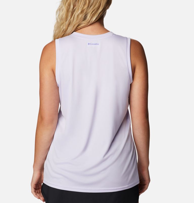 Thumbnail: Women’s Fork Stream Graphic Tank, Color: Purple Tint, Inverted Band Graphic, image 2